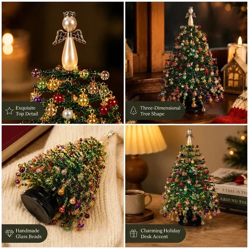🎄✨ DIY Christmas tree bead kit – 🎅 Create your own sparkling Christmas decoration