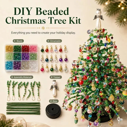🎄✨ DIY Christmas tree bead kit – 🎅 Create your own sparkling Christmas decoration