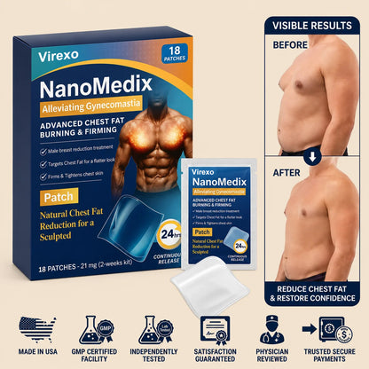 🔥Limited-time 50% sale🔥⚕️💙Virexo® Chest Fatburn & Firm Patch
