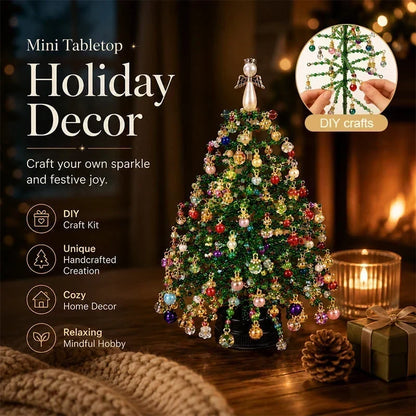 🎄✨ DIY Christmas tree bead kit – 🎅 Create your own sparkling Christmas decoration