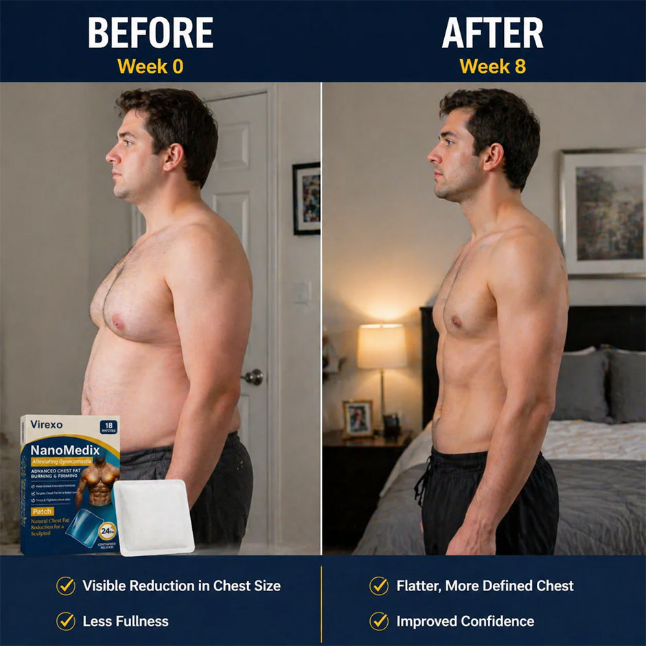 🔥Limited-time 50% sale🔥⚕️💙Virexo® Chest Fatburn & Firm Patch