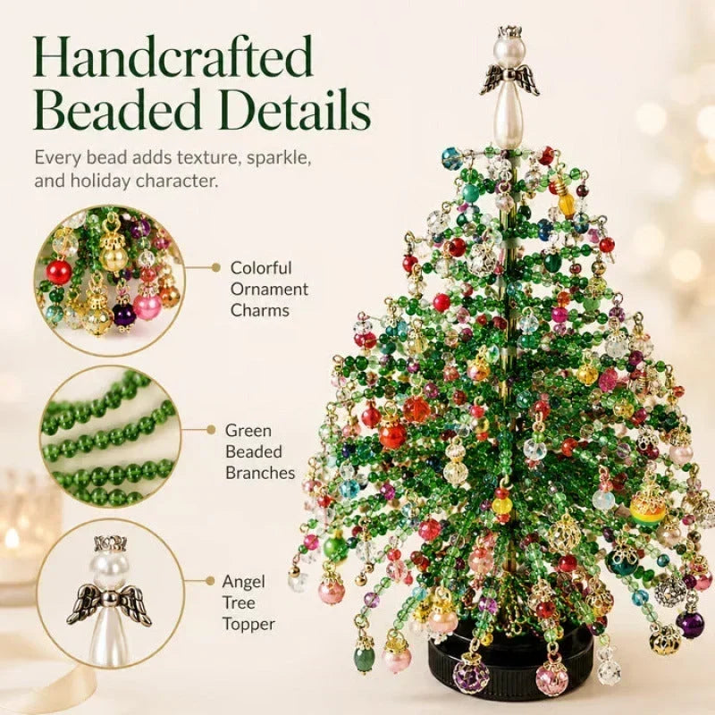🎄✨ DIY Christmas tree bead kit – 🎅 Create your own sparkling Christmas decoration