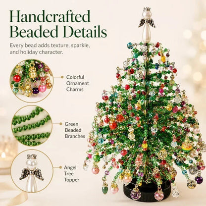 🎄✨ DIY Christmas tree bead kit – 🎅 Create your own sparkling Christmas decoration