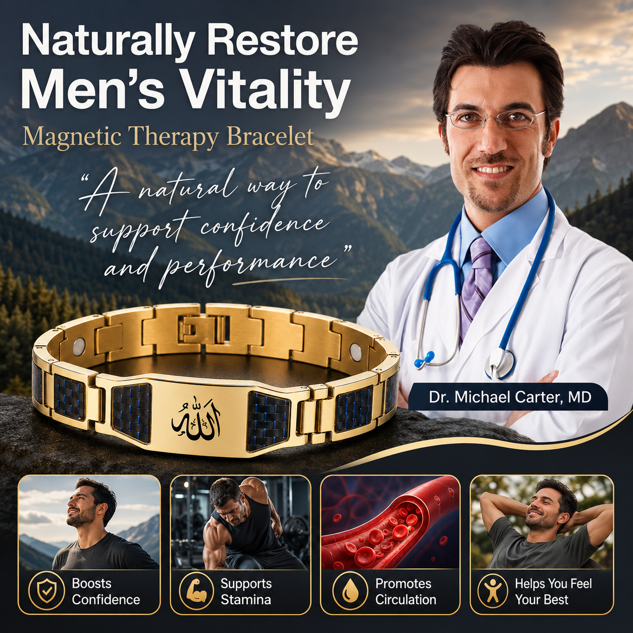 🍉Ares Chain——Men’s Strength & Vitality Chain🌭Upgrade Your Energy, Style, and Confidence-B01