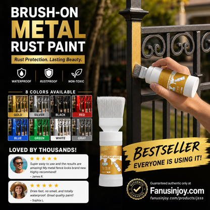 ✨New Arrival-🔥Limited Time 50% OFF! 🖌️Refresh paint surfaces in one simple spray!✨🏠Water-Based Metallic Silver Paint with Built-in Brush💥👍